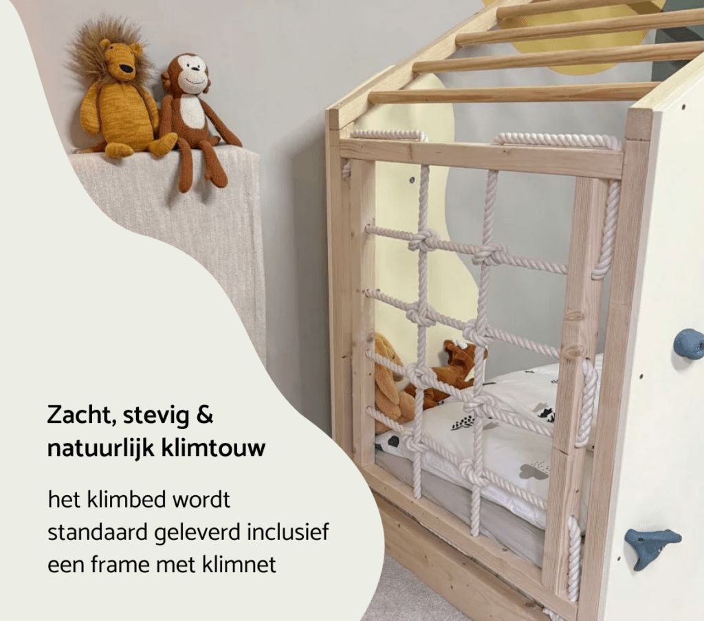 Montessori peuter klimbed