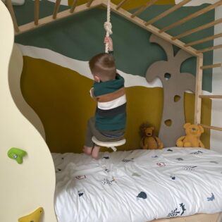 Houten balans schommel - Adventure Beds