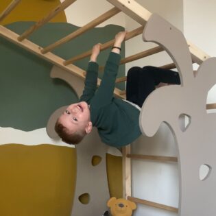 Hangen aan Monkey bars