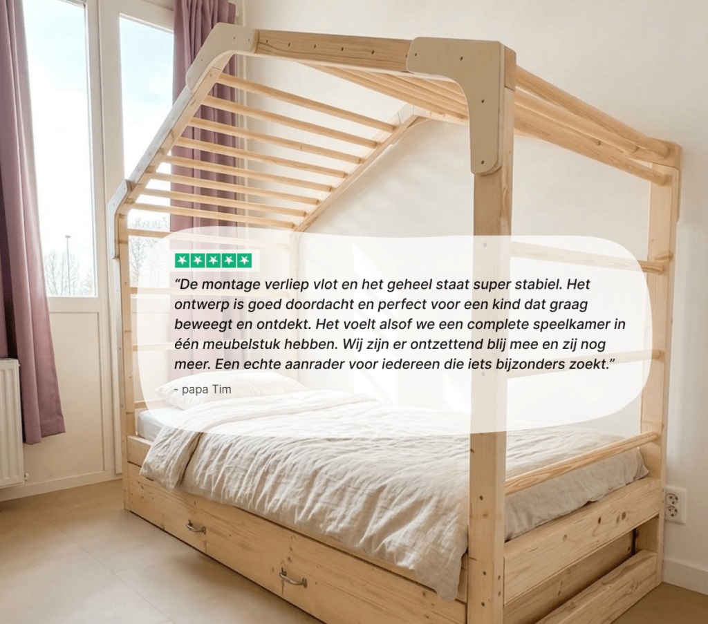 Montessori klimbed met lade