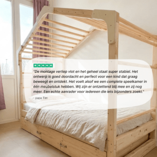 Montessori klimbed met lade