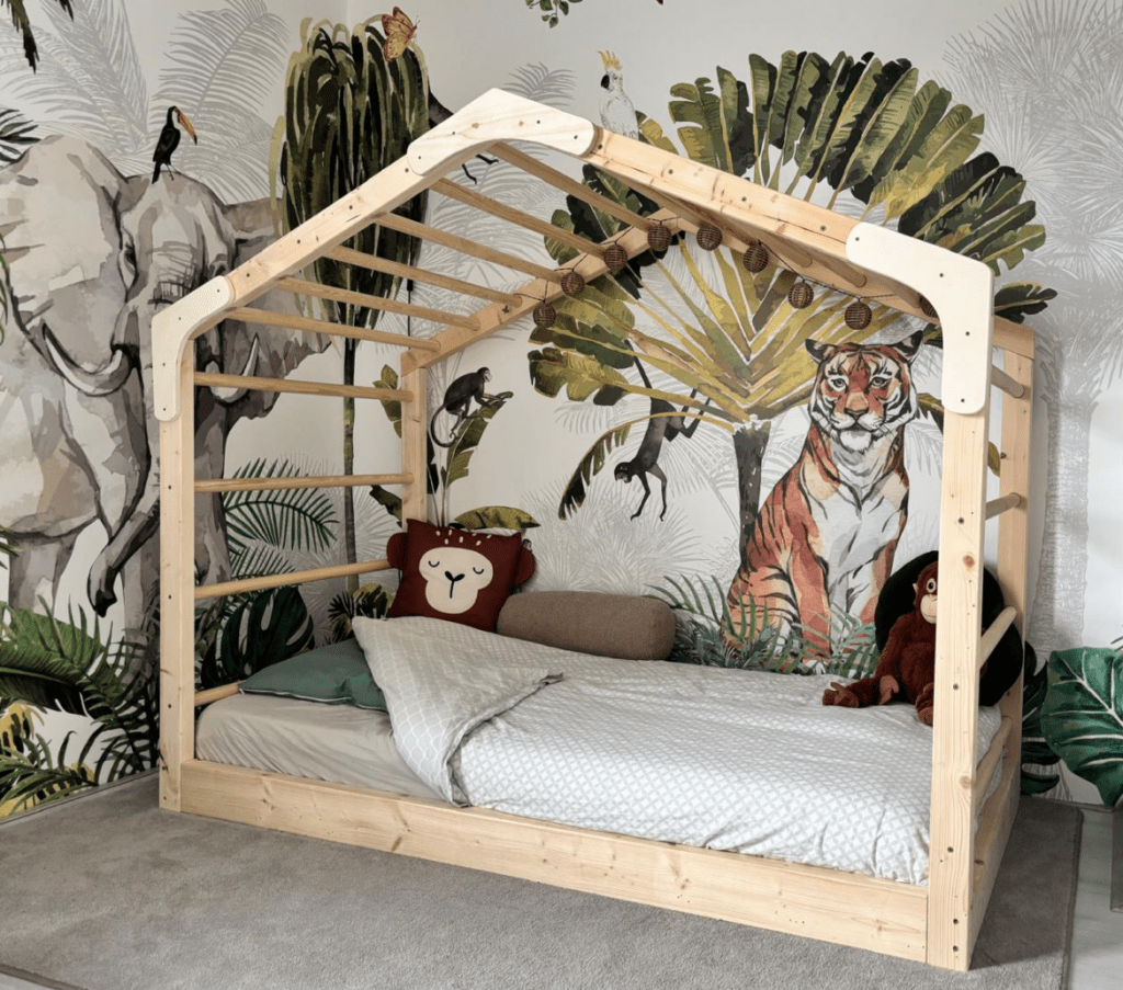 Montessori vloerbed klimbed