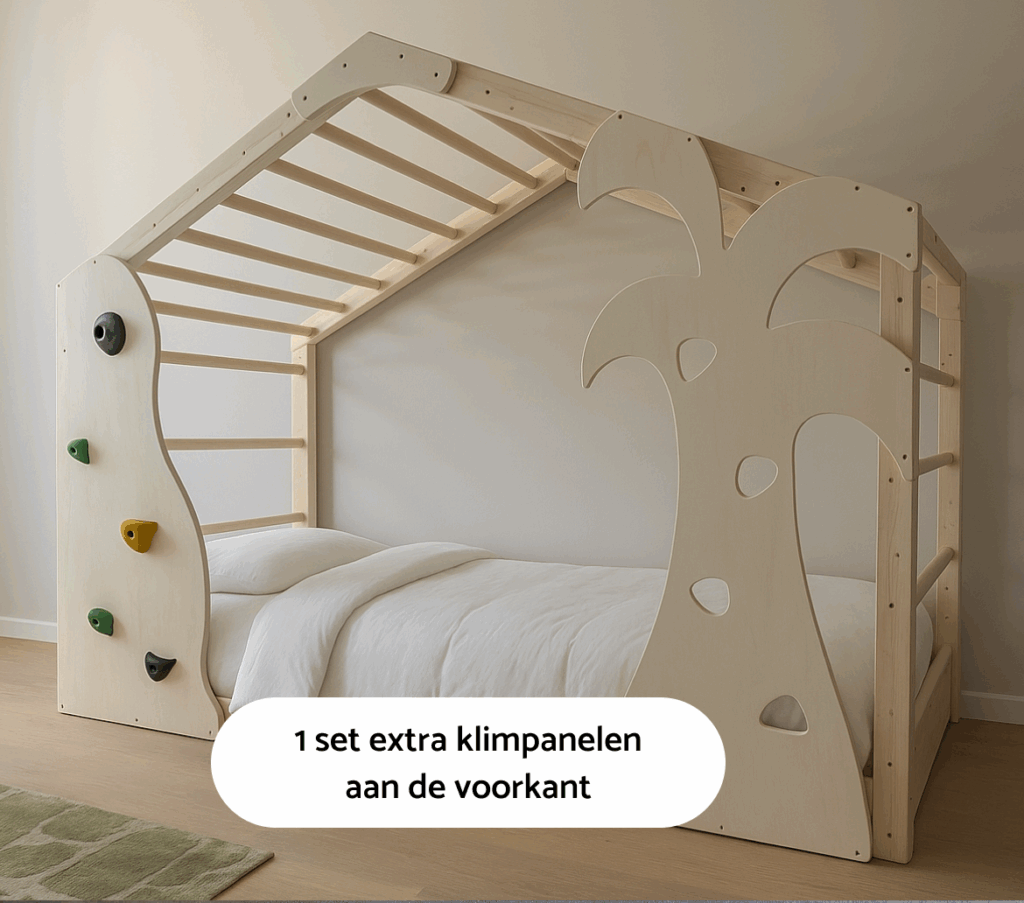Montessori vloerbed klimbed - 1 set klimpanelen