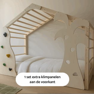 Montessori vloerbed klimbed - 1 set klimpanelen