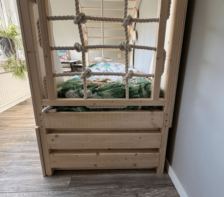 Klimbed met lade 40cm (2)