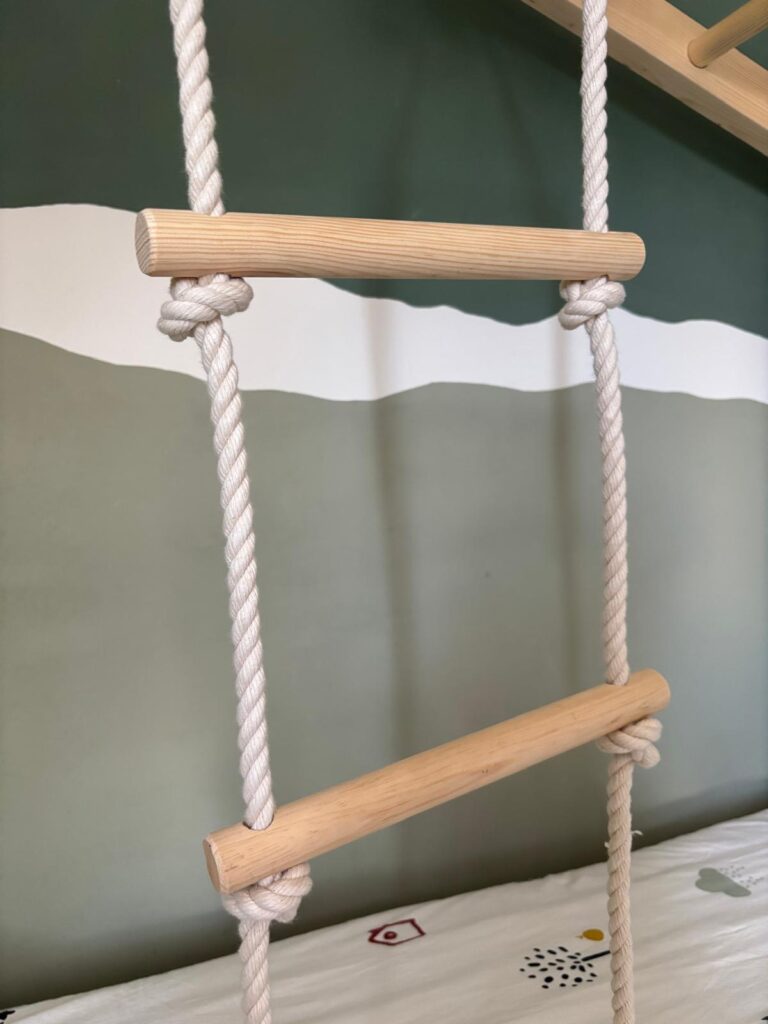 Houten klimladder