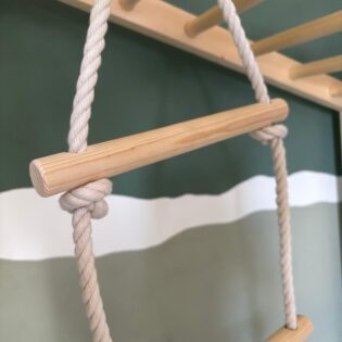 Vurenhout klimladder