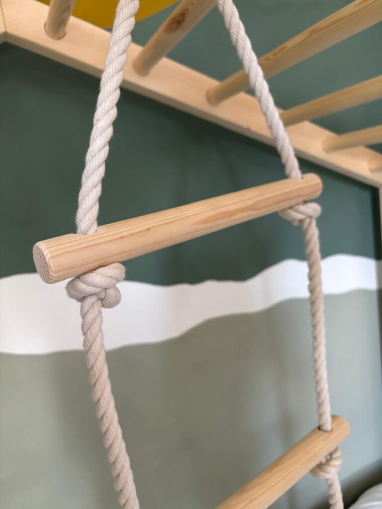 Vurenhout klimladder