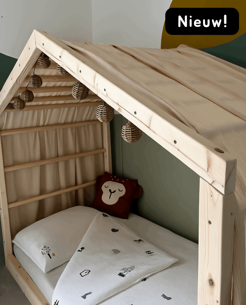 Bedgordijn voor klimbed