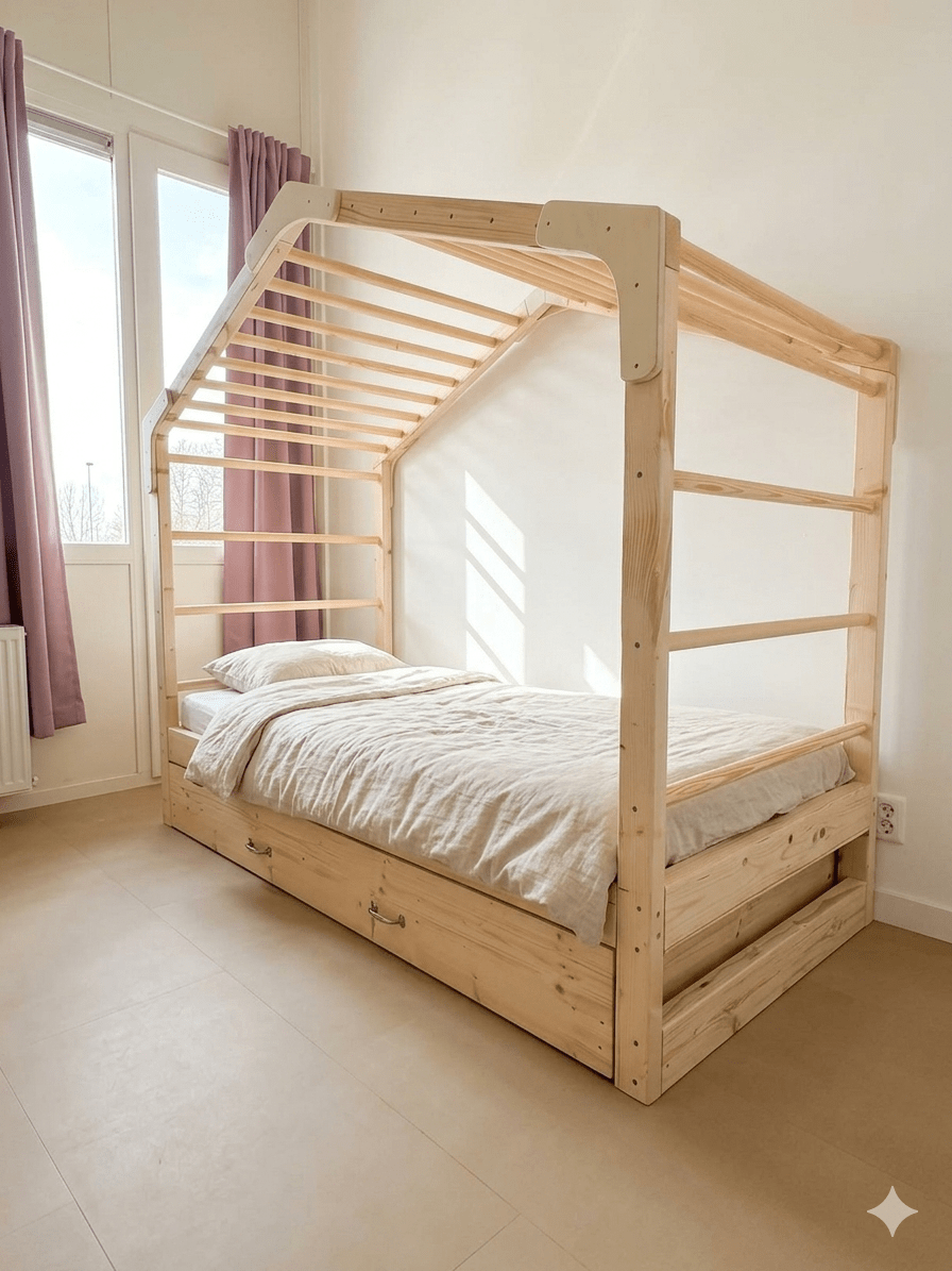 Is een vloerbed veilig voor een peuter?